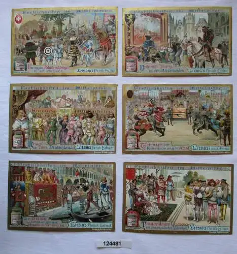 4/124481 Liebigbilder Serie Nr. 528 Festlichkeiten im Mittelalter 1902