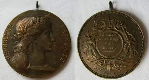 Seltene Medaille Frankreich Département de la Marne Prix de Tir (119029)