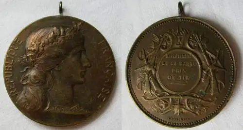 seltene Medaille Frankreich Département de la Marne Prix de Tir (119029)