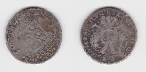 5 Kreuzer Silber Münze Nürnberg Wappen 1766 f.ss (152571)