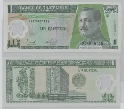 1 Quetzal Banknoten Guatemala 2008 kassenfrisch (153861)