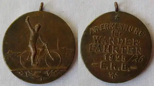 Medaille Anerkennung für Wanderfahrten 1925 E.R.B. (Radfahrerbund) (114975)