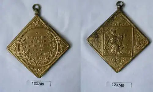 Medaille VI. deutsches Sängerbundesfest in Graz 26.-30. Juli 1902 (123749)