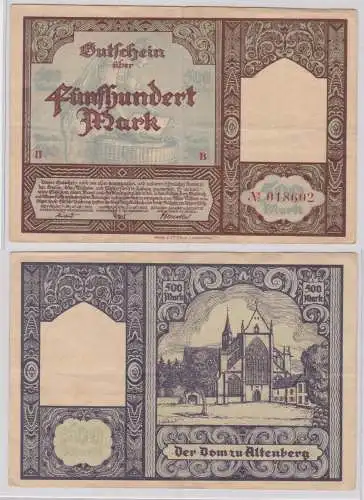 500 Mark Banknote Inflation Stadt Köln Mülheim 21.10.1922 (107089)