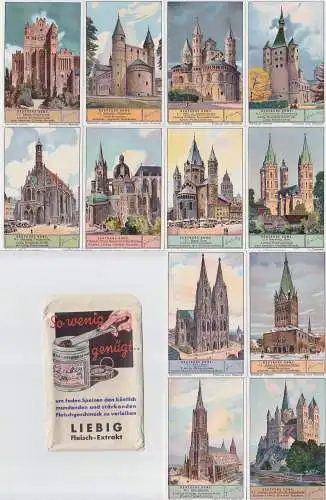 Liebigbilder Serie 1044/45 "Deutsche Dome I und II" komplett 1933 (109518)