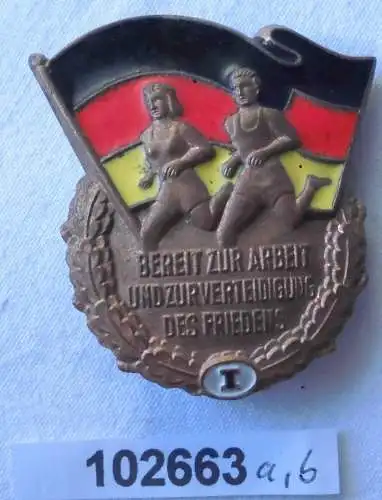 DDR Sport Leistungsabzeichen für Erwachsene I Stufe in Bronze (102663)