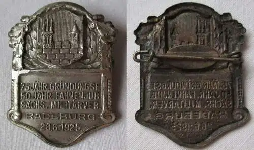 Seltenes Abzeichen Sächs. Militär Verein Radeburg 1925 (147405)