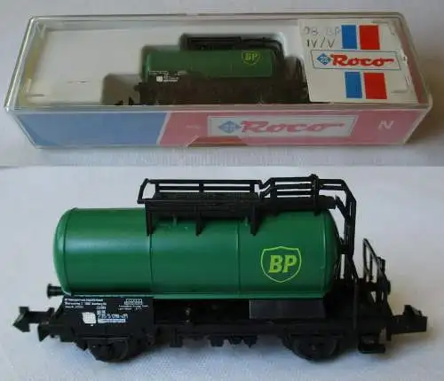 Roco 25242 Kesselwagen grün BP der DB Spur N OVP (152263)