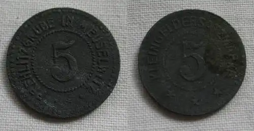 Seltene Münze Meuselwitz 10 Kleingeldersatzmarke Zink Prehlitzgrube (138153)
