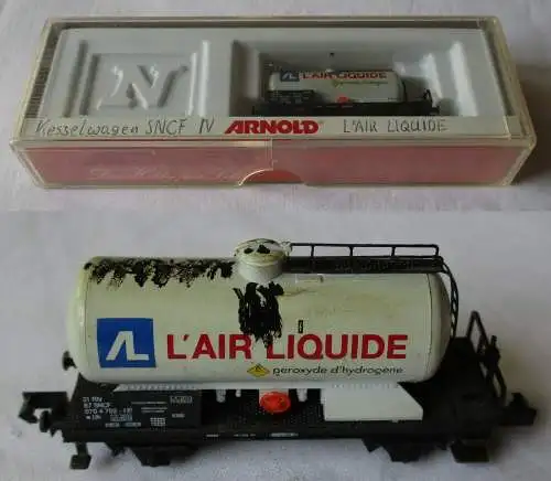 Arnold 4365 Kesselwagen "L'AIR LIQUIDE" der SNCF Spur N OVP (152249)