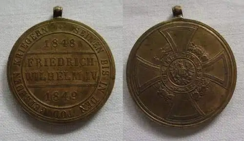 Orden Preussen Hohenzollern Denkmünze für Kämpfer 1848-1849 (133780)