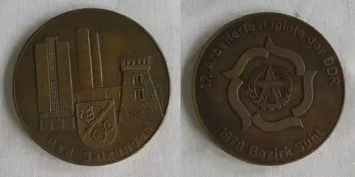 DDR Medaille 17.Arbeiterfestspiele Bezirk Suhl 1978 Bad Salzungen (151515)