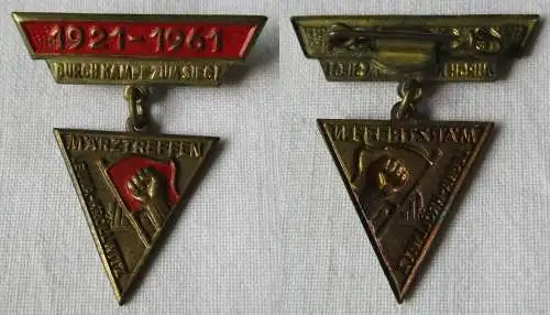 DDR Abzeichen 40 Jahre Märztreffen Leuna-Kröllwitz 1921-1961 (119610)