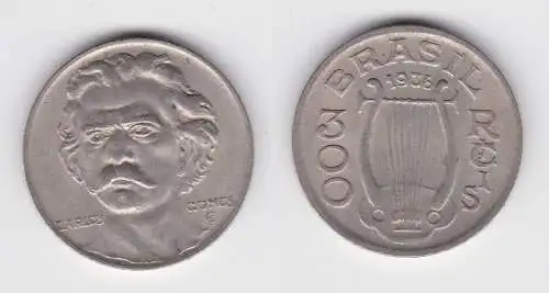 300 Reis Kupfer Nickel Münze Brasilien 1936 Carlos Gomes (130139)