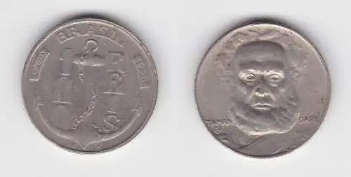 100 Reis Kupfer Nickel Münze Brasilien 1936 Taman Dare, Anker (138533)