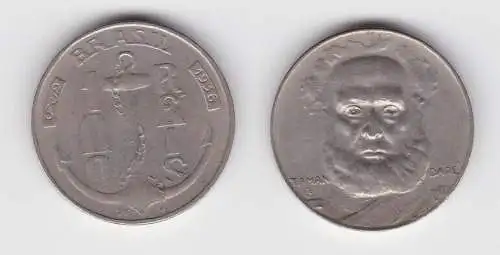 100 Reis Kupfer Nickel Münze Brasilien 1936 Taman Dare, Anker (137695)