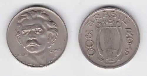 300 Reis Kupfer Nickel Münze Brasilien 1936 Carlos Gomes (137421)