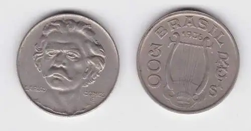 300 Reis Kupfer Nickel Münze Brasilien 1936 Carlos Gomes (139051)