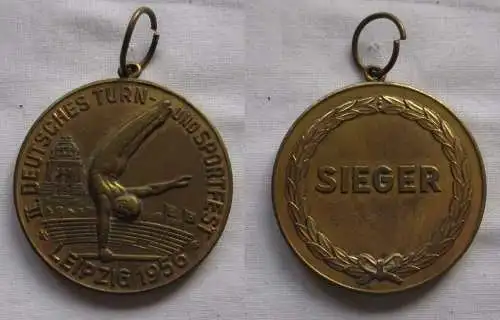 DDR Sieger Medaille II.Deutsches Turn- & Sportfest Leipzig 1956 (149853)