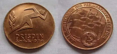DDR Medaille Jugendwettkampf der Freundschaft Dresden 1974 Stufe Bronze (149467)
