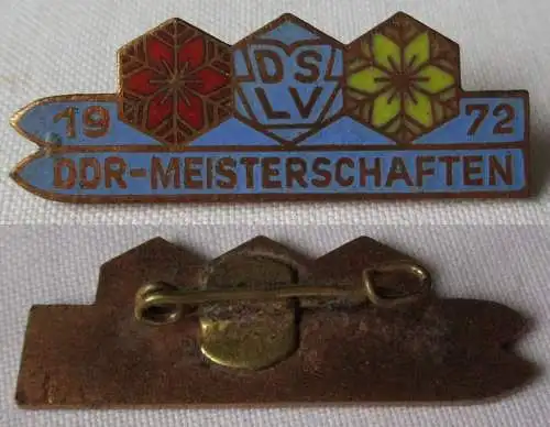 DDR Abzeichen Meisterschaften 1972 Deutscher Skiläufer-Verband DSLV (122172)