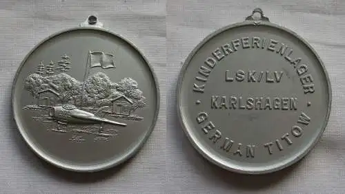 DDR Medaille Kinderferienlager German Titow LSK/LV Karlshagen (149483)