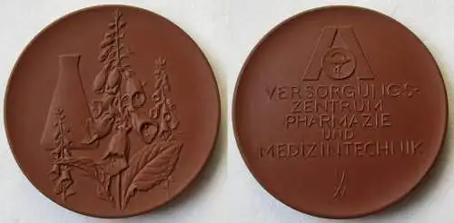 DDR Porzellan Medaille Versorgungszentrum Pharmazie u Medizintechnik (149882)