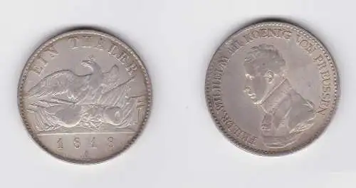 1 Taler Silber Münze Preussen Friedrich Wilhelm III 1818 A ss (110998)