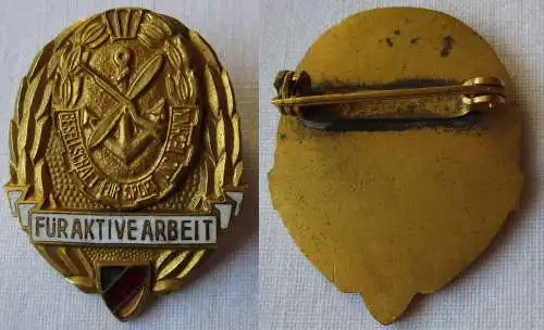Seltene DDR GST Medaille "Für aktive Arbeit" Bartel 11e (127175)