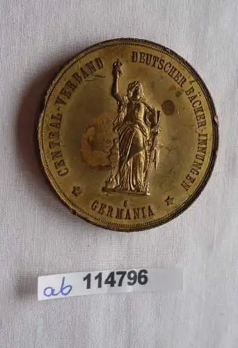 Medaille Zentral Verband Deutscher Bäcker Innungen Germania 1899 (114796)