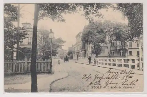 98486 Ak Stolp Słupsk in Pommern Präsidentenstraße 1910