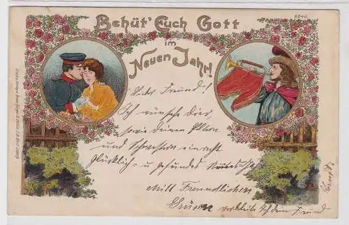 35793 Künstler Ak Bruno Bürger Leipzig No. 6840 Behüt´ Euch Gott 1905