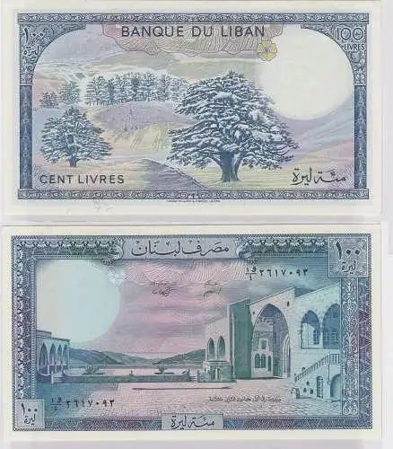100 Livres Banknote Banque du Liban Libanon (1988?) (122369)