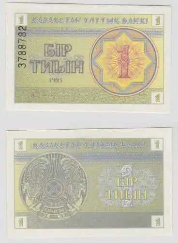 1 Tyin Banknote Kasachstan 1993 bankfrisch UNC (133695)