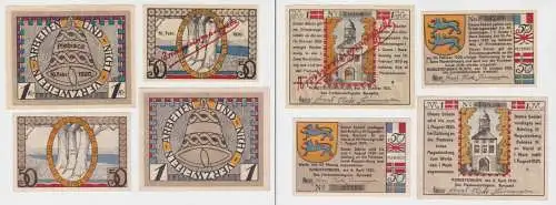 50 Pfennig - 1 Mark Banknoten Notgeld Stadt Augustenburg Augustenborg (137731)