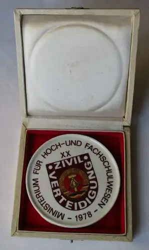 Medaille Ministerium für Hoch- und Fachschulwesen 1978 Zivilverteidigung /124167
