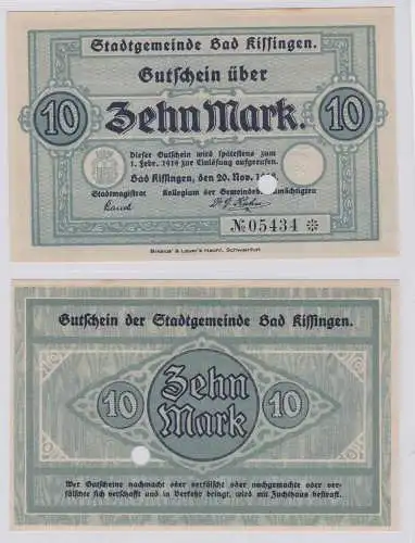 5 Mark Banknote Notgeld Stadtgemeinde Bad Kissingen 20.11.1918 (126536)