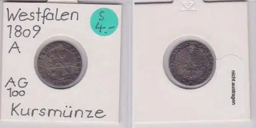 10 Centimes Münze Frankreich 1808 A (121730)
