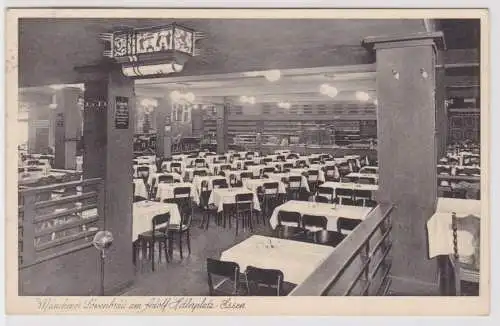 99217 Ak Essen Restaurant Münchener Löwenbräu 1938