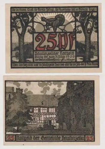 25 Pfennig Banknote Paulinzellaer Notgeld 1921 (152254)