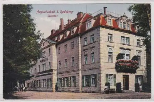 25397 Ak Augustusbad bei Radeberg - Blick auf das Kurhaus um 1920