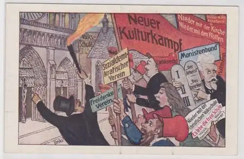 78106 Propaganda Ak der Zentrum Partei Karte Nr.3 um 1910