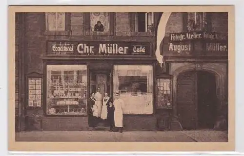 82961 Ak Bayreuth Conditorei - Kaffee Müller um 1930