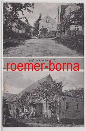 77562 Mehrbild Ak Gruß aus Stacha i.S. Restauration 1919