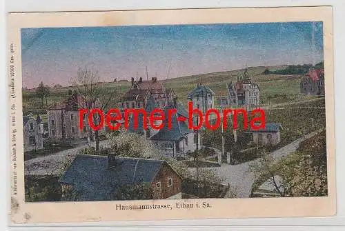 77553 Ak Lunakarte Eibau i.Sa. Hausmannstrasse um 1920