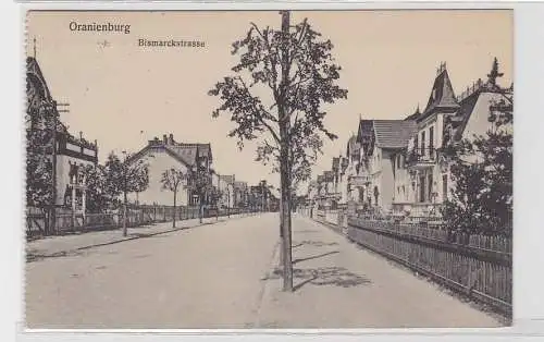93099 AK Oranienburg - Bismarckstrasse, Straßenansicht 1912