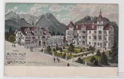93385 AK Hôtel Alpen-Hof Höhenluft-Kurort Garmisch bayrisches Hochgebirge