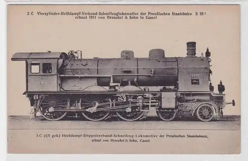 89305 Ak Eisenbahn Preussische Staatsbahn Henschel & Sohn Cassel 1911