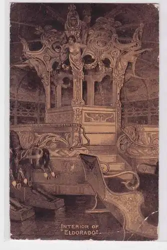 69730 AK Interior of Eldorado - Innenausstattung von Eldorado 1912