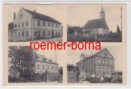 76219 Mehrbild Ak Gruß aus Kiebitz Kirche, Schule, Gasthof um 1940